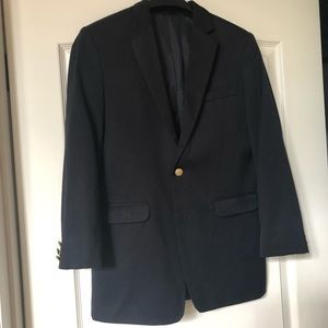 IZOD Navy Blue Blazer Gold Buttons Kids size 18